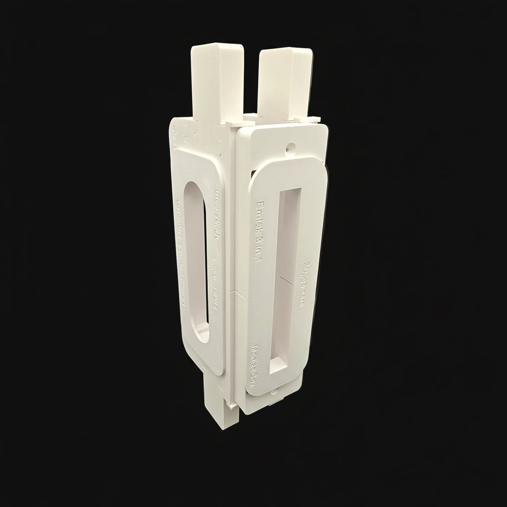 New! 4 in 1 Master Jig - Compatible with Emtek® Pocket Door Locks - Classic, Modern, Oval & #8